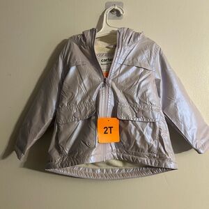 Carter's Toddler Hooded Raincoat in Light Lavender